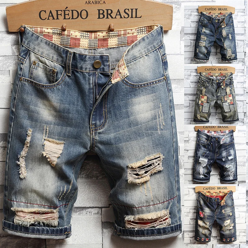 Levis Jeans 501 - 여름 옷 새로운 남성 빈티지 찢어진