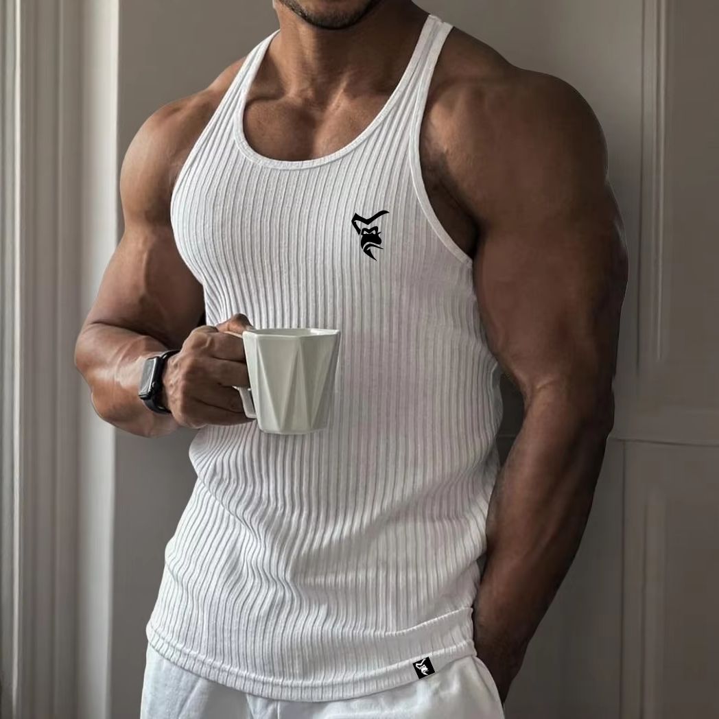 Tank Top Muscle - 남성용 속건 런닝 탱크탑 통기성 민소매