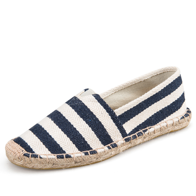 Espadrille Slip On - 2025 여름 가을 남성 캔버스 신발