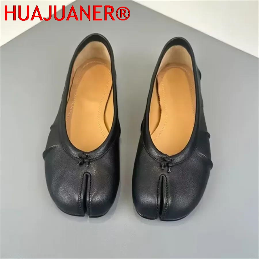 2026 스플릿 토 여성 발레 플랫 패션 타비 슈즈 캐 - Espadrille Slip On 리뷰 및 가격