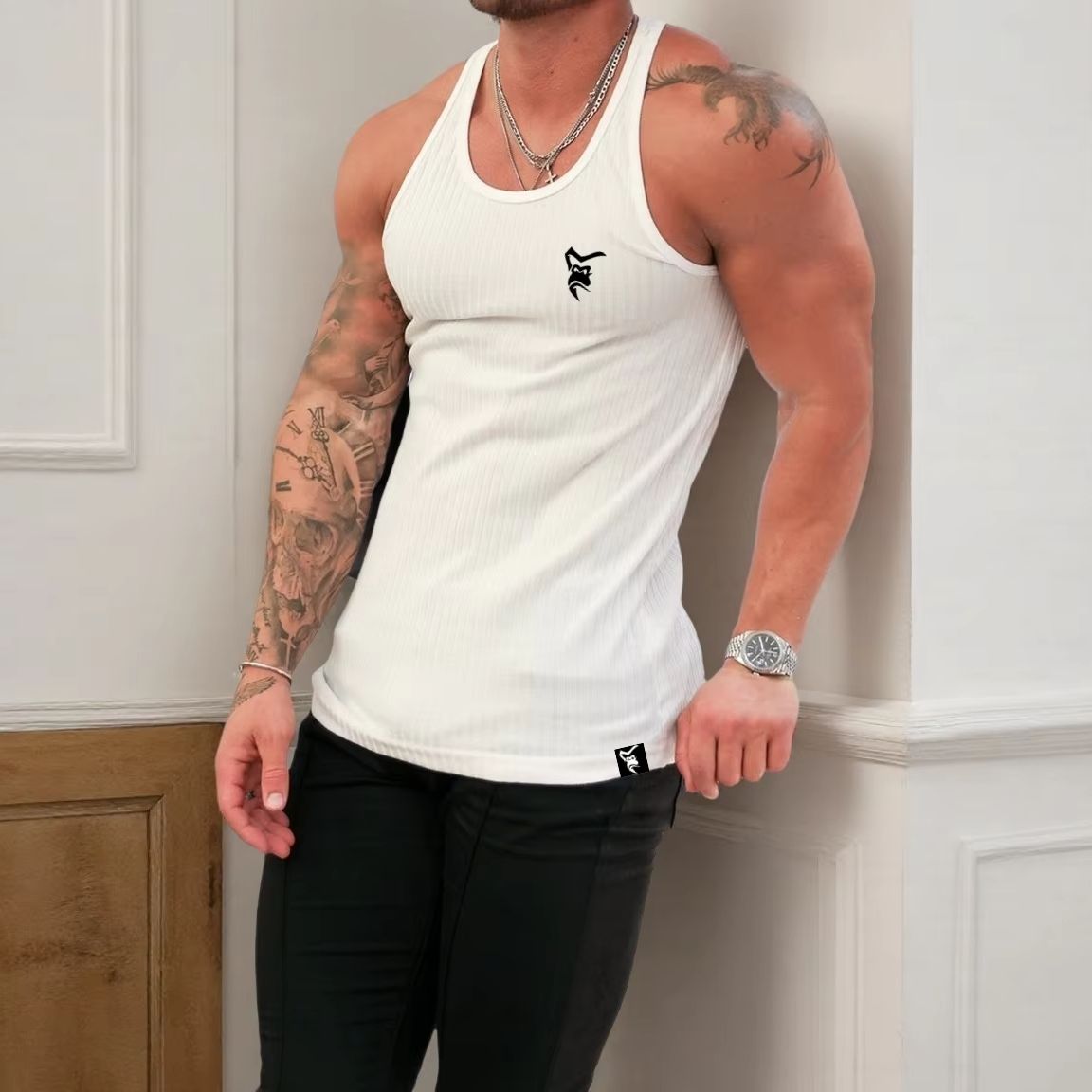 남성용 속건 런닝 탱크탑 통기성 민소매 스포츠 조끼 탄 - Tank Top Muscle 리뷰 및 가격