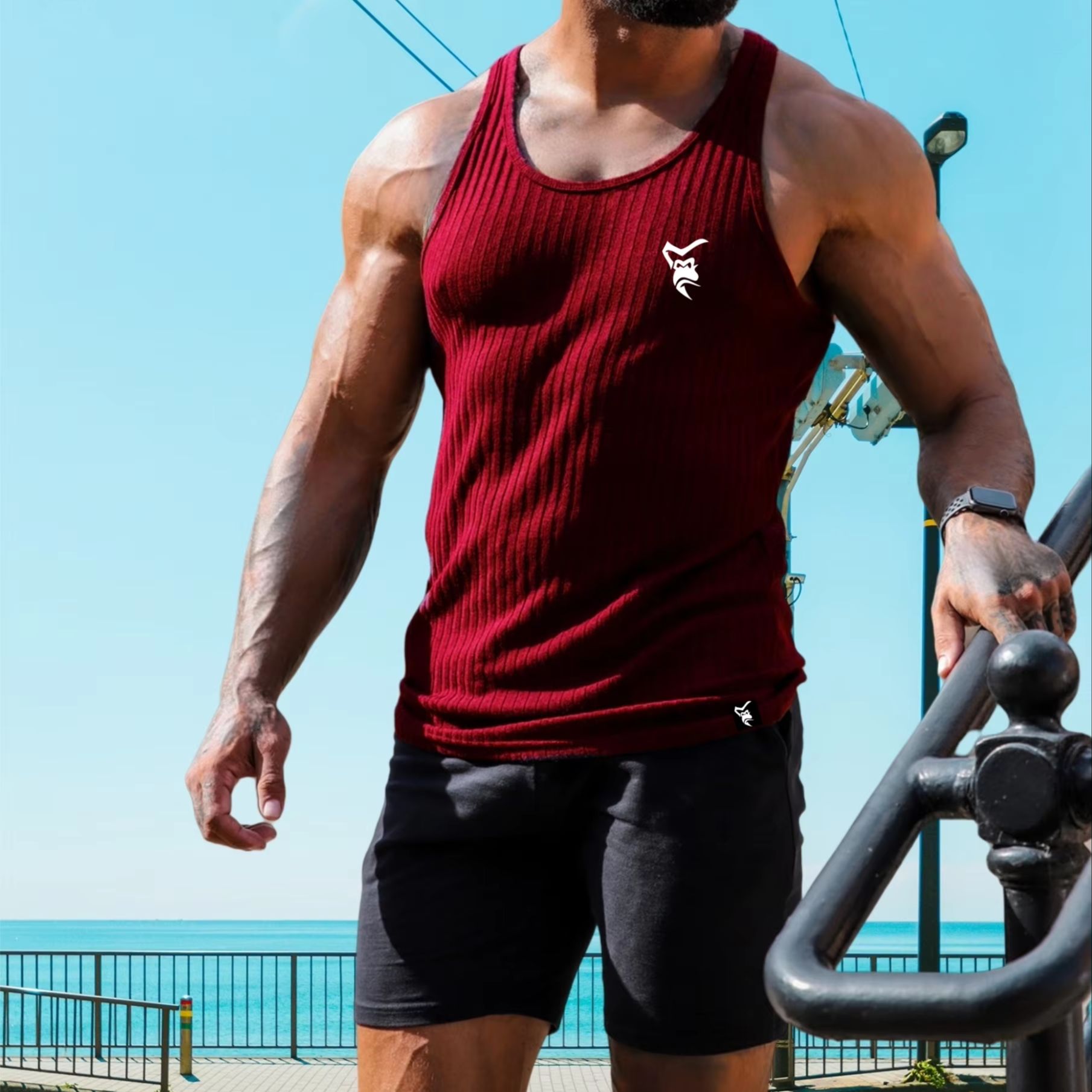 남성용 속건 런닝 탱크탑 통기성 민소매 스포츠 조끼 탄 - Tank Top Muscle 리뷰 및 가격