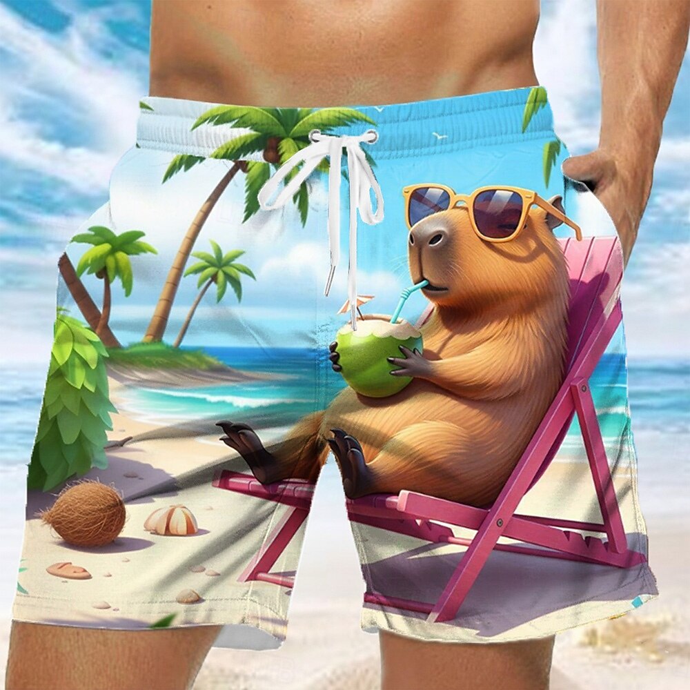 남성용 오터 바캉스 비치 프린트 퀵 드라이 비치 반바지 - Trunks Board Surf 리뷰 및 가격