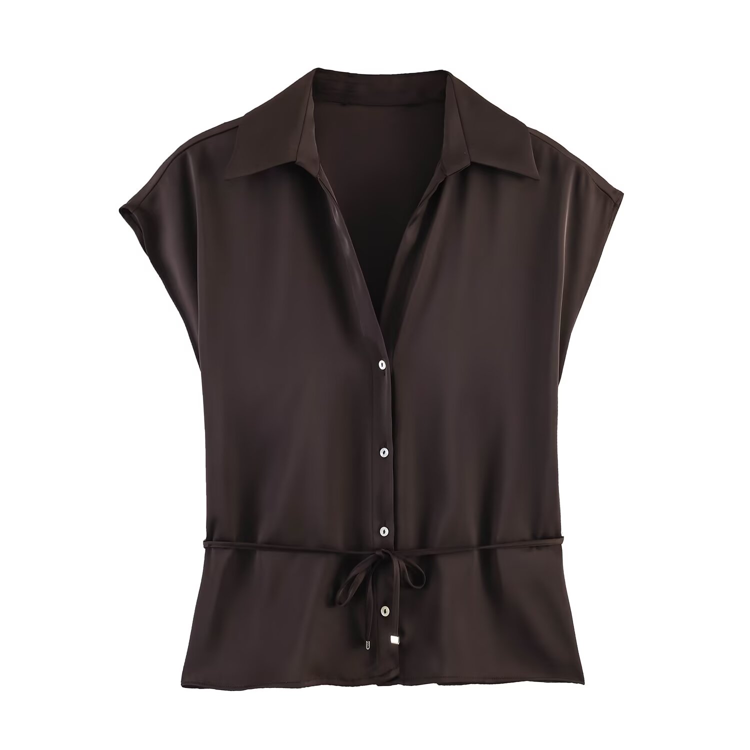Willshela 여성 패션 벨트 솔리드 싱글 브레스트 - Shirt Camp Collar 리뷰 및 가격
