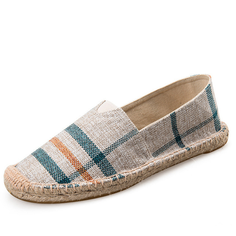 2025 여름 가을 남성 캔버스 신발 통기성 남성 캐주 - Espadrille Slip On 리뷰 및 가격